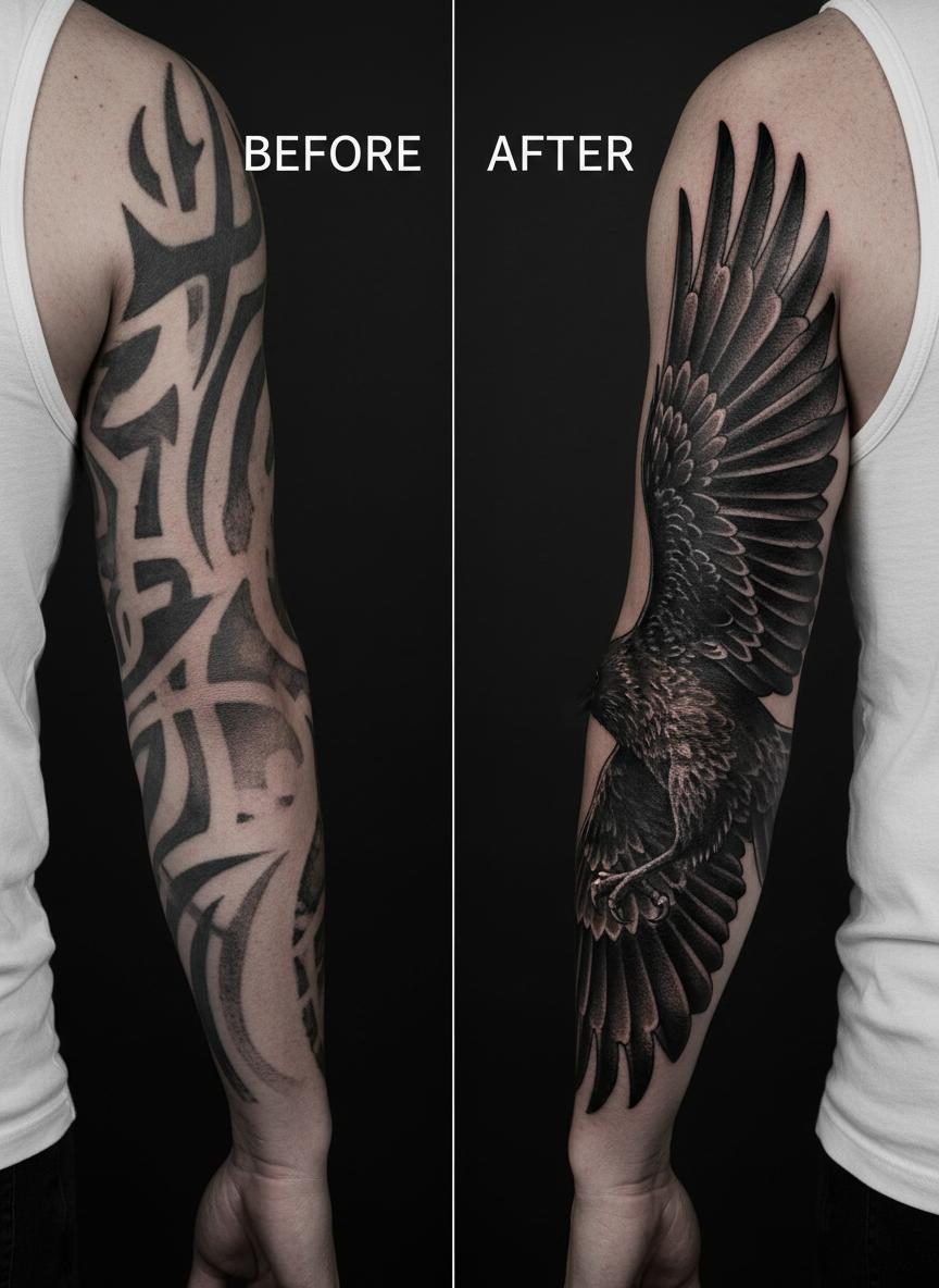 Cover-up Raven