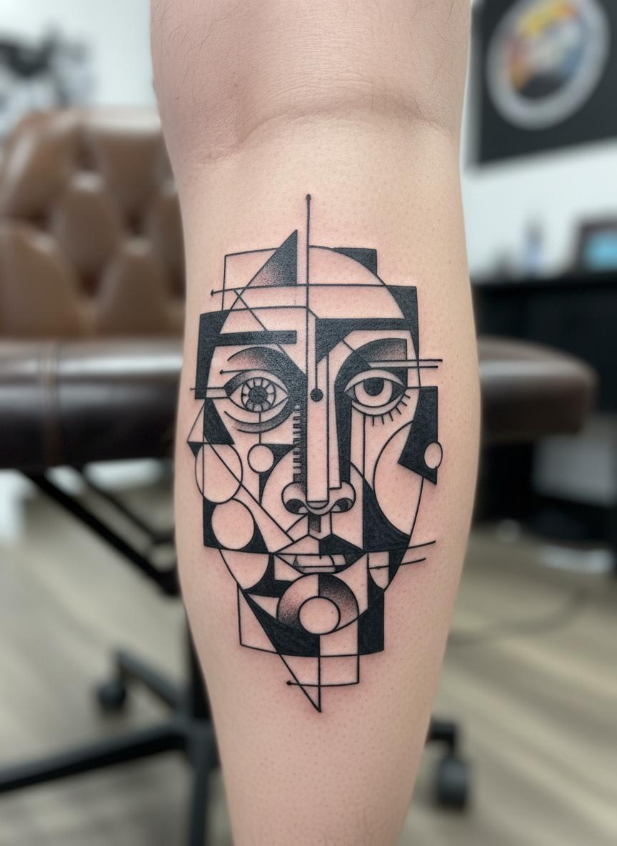 Geometric Abstract Face